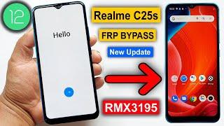 Realme C25s Frp Bypass Android 12 | Realme C25s (RMX3195) Google Account Bypass | Realme C25s Frp |