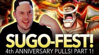 4th ANNIVERSARY SUGO-FEST! PART #1! "REDS EVERYWHERE!" (ONE PIECE Treasure Cruise)