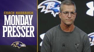 John Harbaugh Discusses Needed Improvements After Ravens Fall to 0-2 | Baltimore Ravens