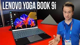 Hands-on with the Lenovo Yoga Book 9i: A Dual-Screen Powerhouse #ces2025