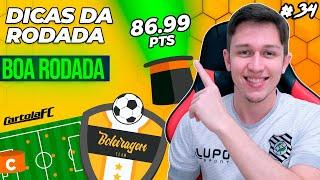 CARTOLA FC 2022: DICAS RODADA 34 | BOA RODADA!!