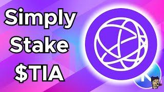 How to Stake TIA in just 2 minutes! w/ Keplr Wallet!