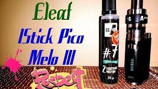 Eleaf iStick Pico Melo 3 electronic cigarette review, dismantling, refueling.
