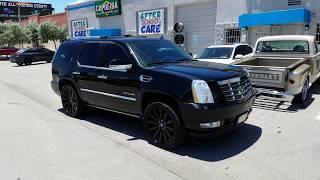 877-544-8473 24 Inch Velocity VW12 Cadillac Escalade Black Rims Free Shipping