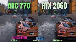 intel ARC 770 vs RTX 2060