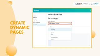 How to create dynamic pages in HubSpot