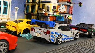 Lego Speed Champions' Underground Street Racing! - Lego StopMotion