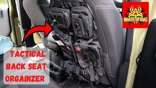 120 - Tactical Back Seat Organizer - by MAIKER OFFROAD - Jeep Wrangler JK