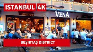 Istanbul Beşiktaş |One Of The Oldest District Walking Tour 9July 2021 |4k UHD 60fps