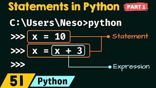 Statements in Python (Part 1)