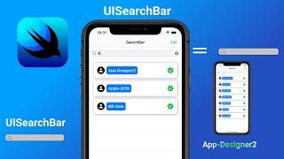 SWIFTUI Tutorial:  UISearchBar, searching items in our UITableView(List)