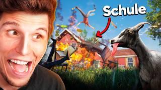 Eine ZIEGE in der SCHULE | Goat Simulator REMASTERED