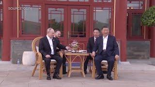 Xi and Putin Drink Tea Together to End Day of Talks