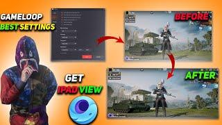HOW TO GET IPAD VIEW PUBG MOBILE FULL SCREEN ON PC EMULATOR GAMELOOP | FULL GUIDE | BLACK BAR REMOVE