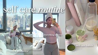 MY RELAXING 2025 SELF-CARE ROUTINE  | skincare & hair care, everything shower, workout + more!