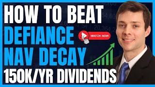 How To Beat Defiance NAV Decay On Ex-Dividend Dates (High Yield Dividends QQQY, JEPY) #FIRE #DRIP