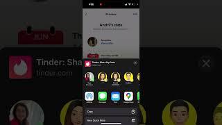 Tinder - Share My Date - what is it