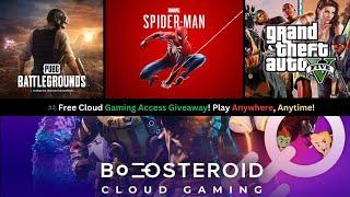 Win Free Cloud Gaming Access | Giveaway | Boosteroid Cloud | Play Games Without Downloading
