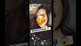how to remove emojis from pictures  #shorts