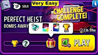 bombs away rainbow perfect heist solo challenge | match masters | very easy challenge