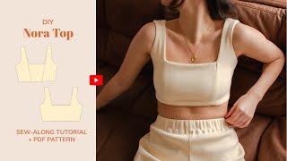 DIY Nora Lounge Top Tutorial - tintofmintPATTERNS