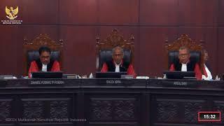 Sidang Perkara Nomor 58/PUU-XXII/2024. Rabu, 24 Juli 2024.