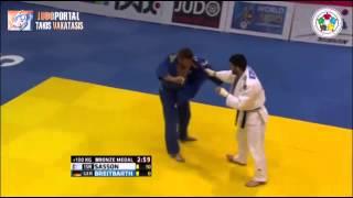 Judo Grand Prix Dusseldorf 2015 Bronze o100kg SASSON Or (ISR) vs. BREITBARTH Andre (GER)