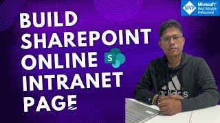 Build SharePoint Online Intranet Page | Create Interactive SharePoint Page