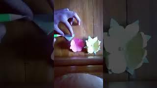 A simple flower making | creativity by nusrat.