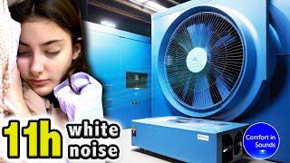 STRESS RELIEF - Smooth Air Conditioner Noise, Wind Tunnel Fan Noise for sleeping | White Noise