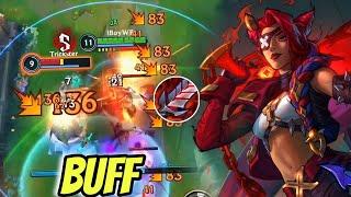 WILD RIFT ADC // THIS SAMIRA GOT MASSIVE DAMAGE WITH THIS BUFF IN PATCH 5.2C GAMEPLAY!