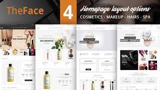 TheFace - Beauty Cosmetics Store HTML Template | Themeforest Website Templates and Themes