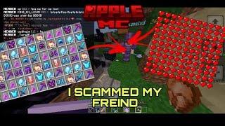 | | HOW I SCAMMED MY FREIND IN APPLE MC  | | @ashiatrix @WAGERMANIK