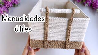 ¡ NO Tires las cajas de zapatos !️ haz un ORGANIZADOR ÚTIL Rústico - Elegante 