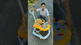 Baby Walker Yellow Set, Height Adjustable Walker Kit Unboxing 