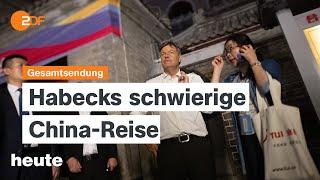 heute 19 Uhr vom 21.06.24 Habecks China Reise, Konferenz der Innenminister