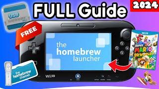 FULL Guide to Homebrew Your Wii U & vWii in 2024! (+ installing games, Usb loader GX & more!)