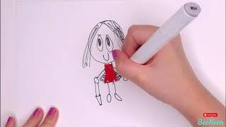 Drawing and Coloring Mulan | Easy Drawing for Kids & Toddlers #8