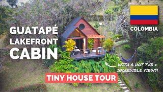 Incredible Lakefront Cabin Airbnb in Guatapé, Colombia | Tiny House Tour