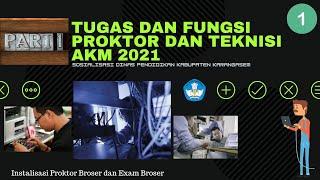 Tugas dan Fungsi Proktor dan Teknisi AKM 2021 ( Proktor dan Teknisi WAJIB Tahu)  Part 1