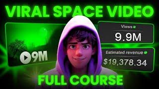 How to make Viral AI Space Videos that Prints 20k/Month in 10 Mins | Full Youtube Automation Guide