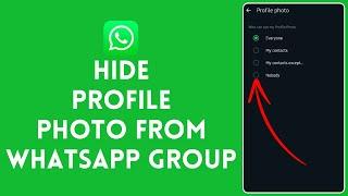 How to Hide Profile Photo From Whatsapp Group (2024) | WhatsApp Tutorial