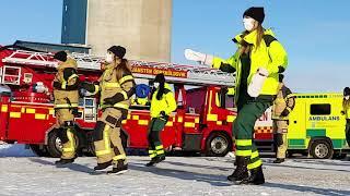 Jerusalema Challenge - Ambulance and Rescue services of Örnsköldsvik, Sweden. Feb 2021