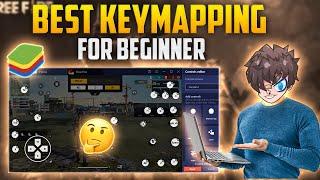 Best Keymapping for free fire PC  | Bluestacks 5 Easy Custom HUD For New Emulator Players