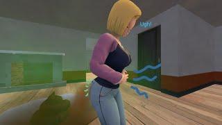 Android 18's poop catastrophe (SFM Fart Animation)