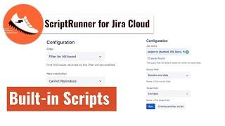 ScriptRunner for Jira Cloud - Built in Scripts