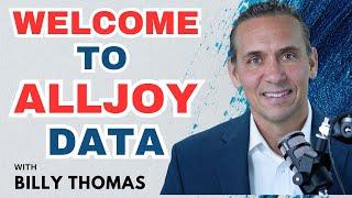 Welcome Video from Billy Thomas for the ALLJOY Data YouTube Channel