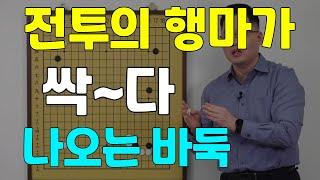 [초반50수] 전투의 행마, 기본기 모두 나오는 바둑