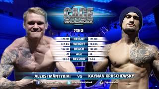 CAGE 47 Aleksi Mäntykivi vs Kaynan Kruschewsky Full Fight MMA