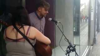 Random Guy Joins In with Busker AMAZING!!!